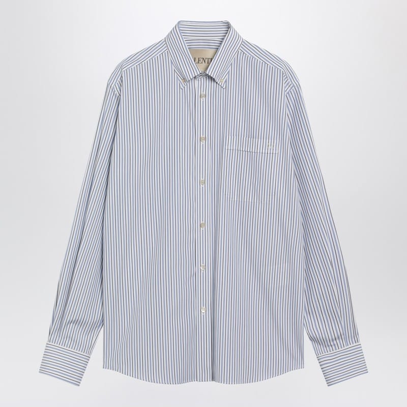 Shirts & Tops Valentino - Ivory shirt with light blue and blue stripes - 39 CM Brand