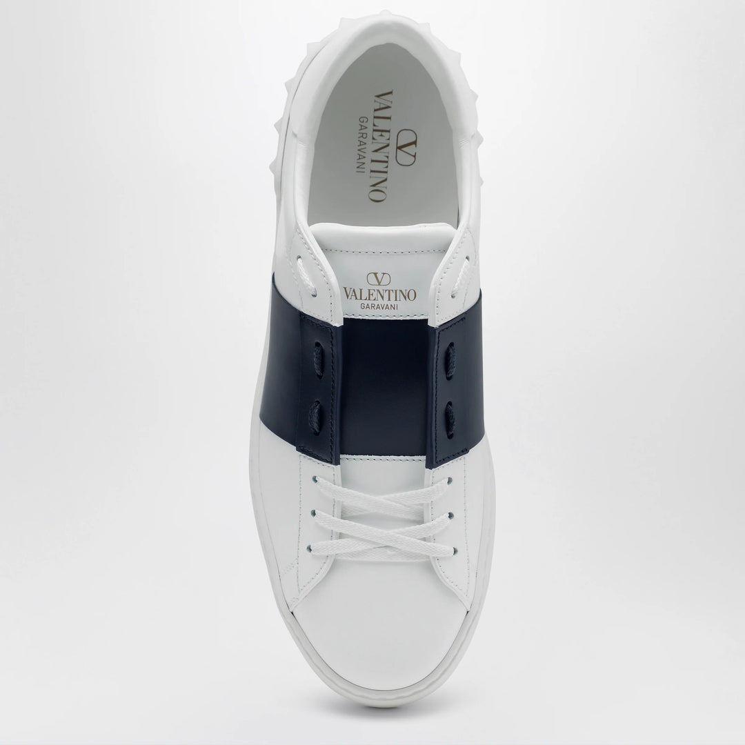 Valentino Garavani - Open sneakers in white/navy blue