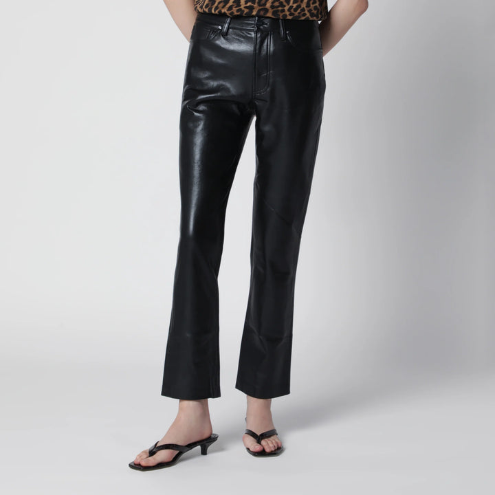 ANINE BING - Black Bruno trousers in regenerated leather