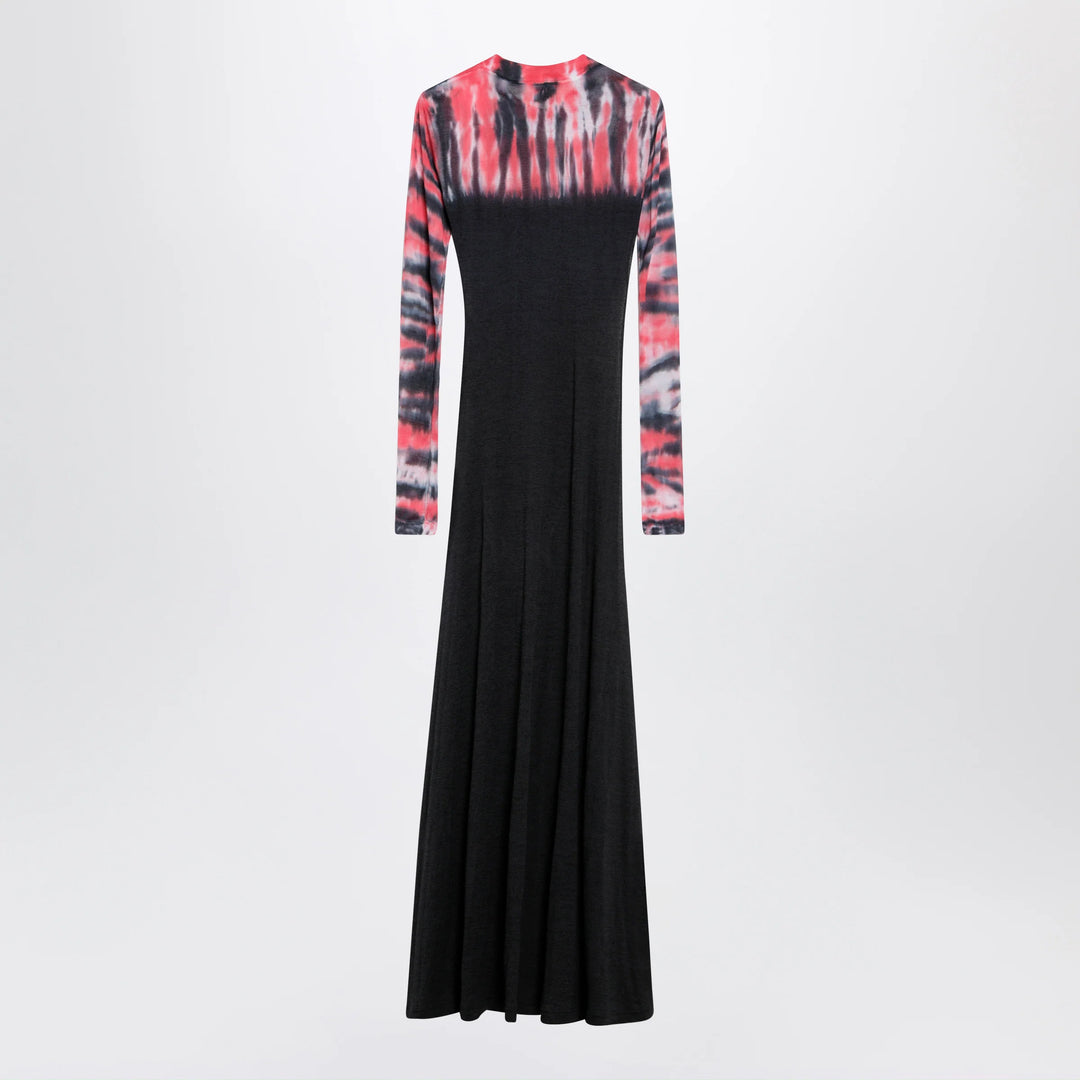 Balenciaga - Extreme Tie Dye dress in black jersey