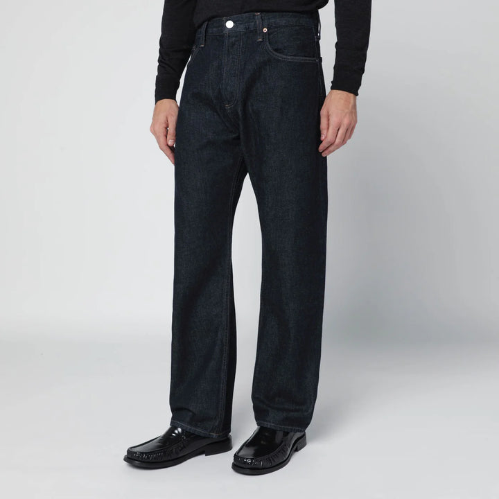 AGOLDE - Dark blue regular jeans