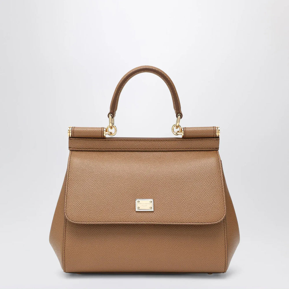 Dolce&Gabbana - Medium caramel Sicily Hand Bag Brand Apparel & Accessories TU