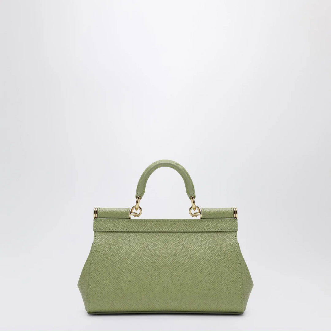 Dolce&amp;Gabbana - Sicily small top handle bag in sage green