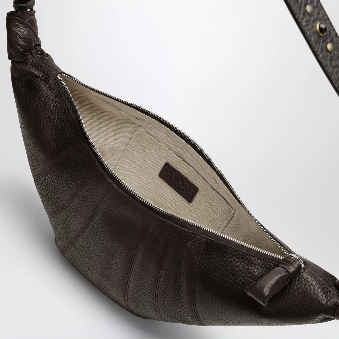 LEMAIRE - Medium Croissant leather bag with Western studs