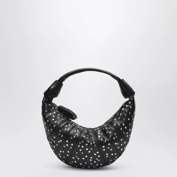 LEMAIRE - Brown Fortune Croissant bag with studs