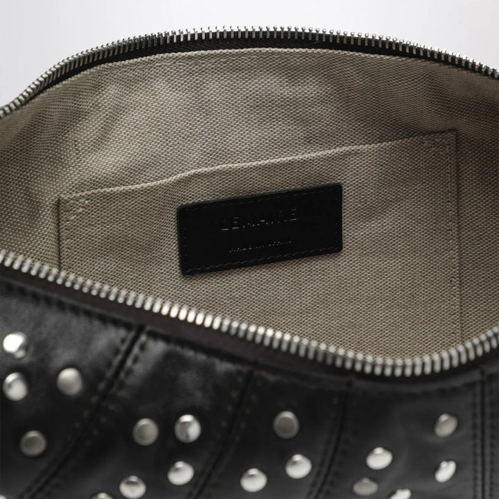LEMAIRE - Brown Fortune Croissant bag with studs