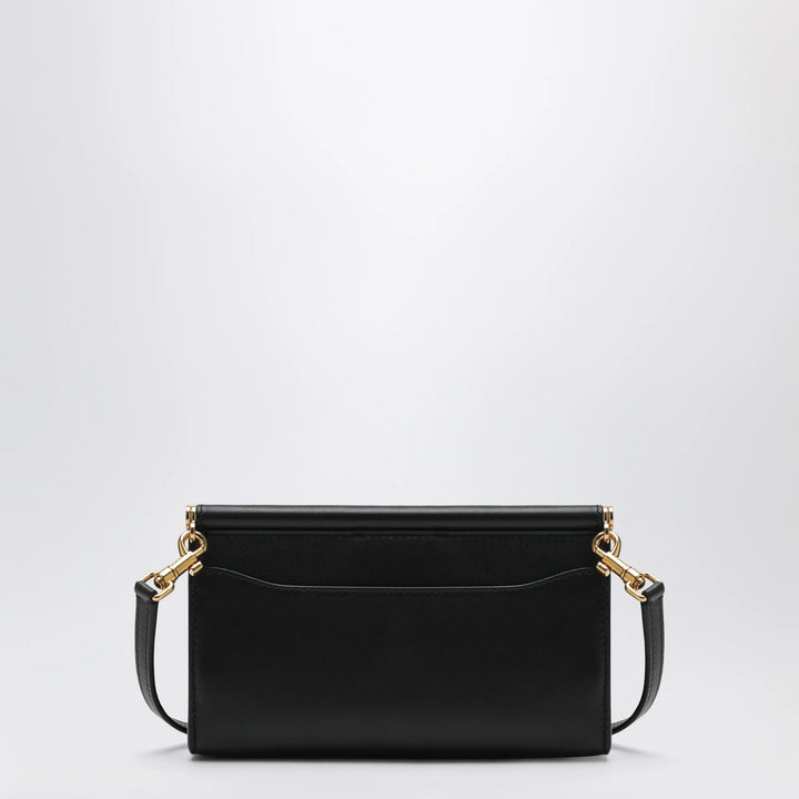 Dolce&amp;Gabbana - Plongé calfskin leather phone bag in black
