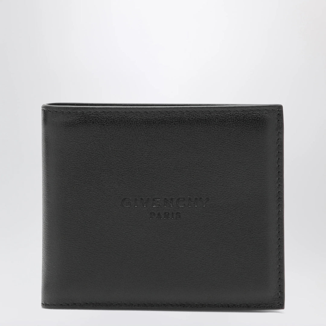 Givenchy - Embossed-logo calf leather wallet in black