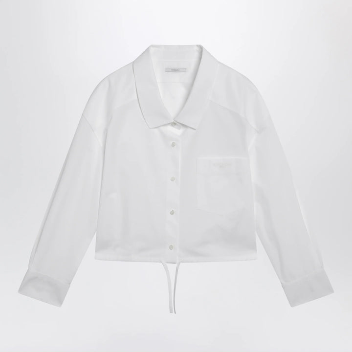 Givenchy - White short poplin shirt