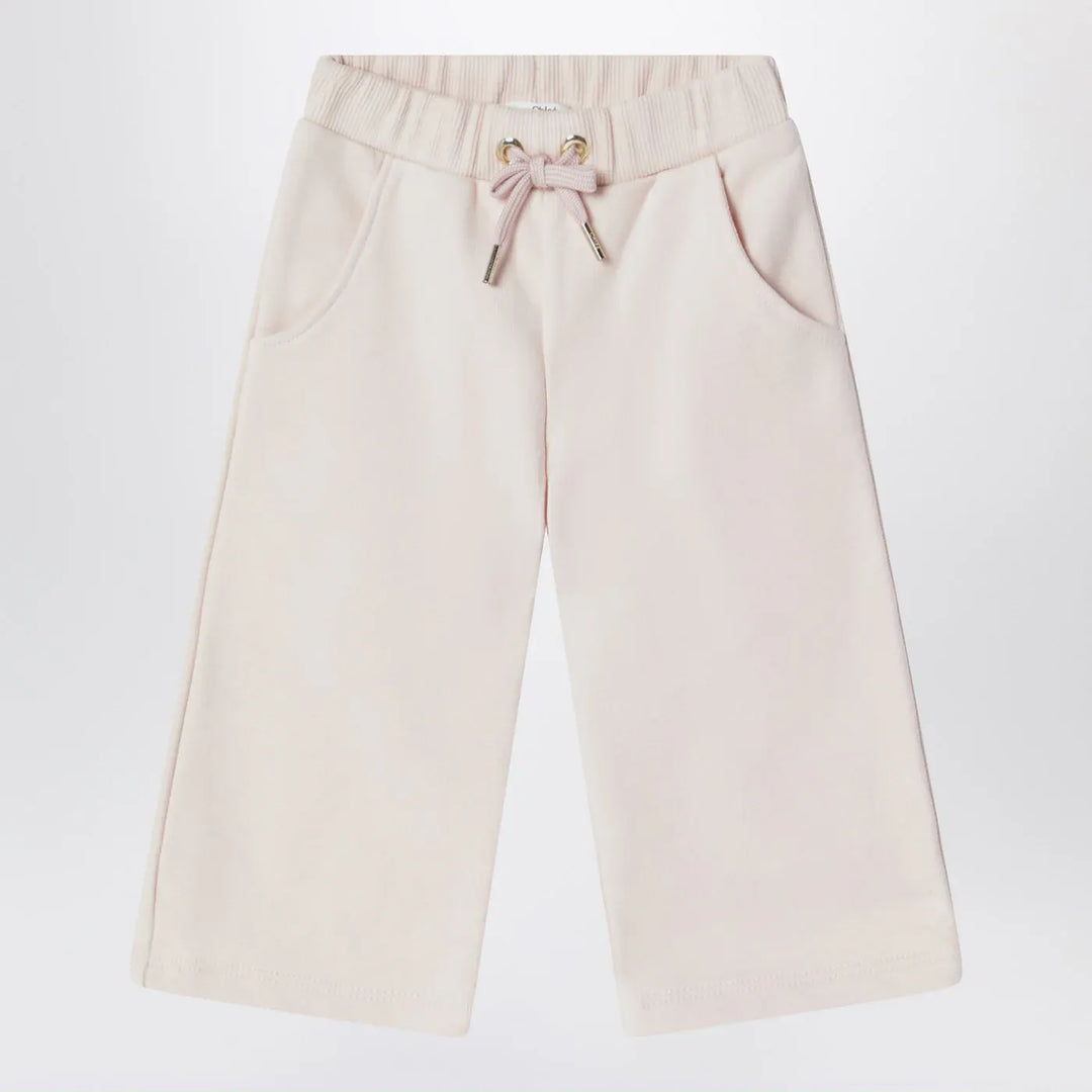 Chloé - Petal pink cotton trousers