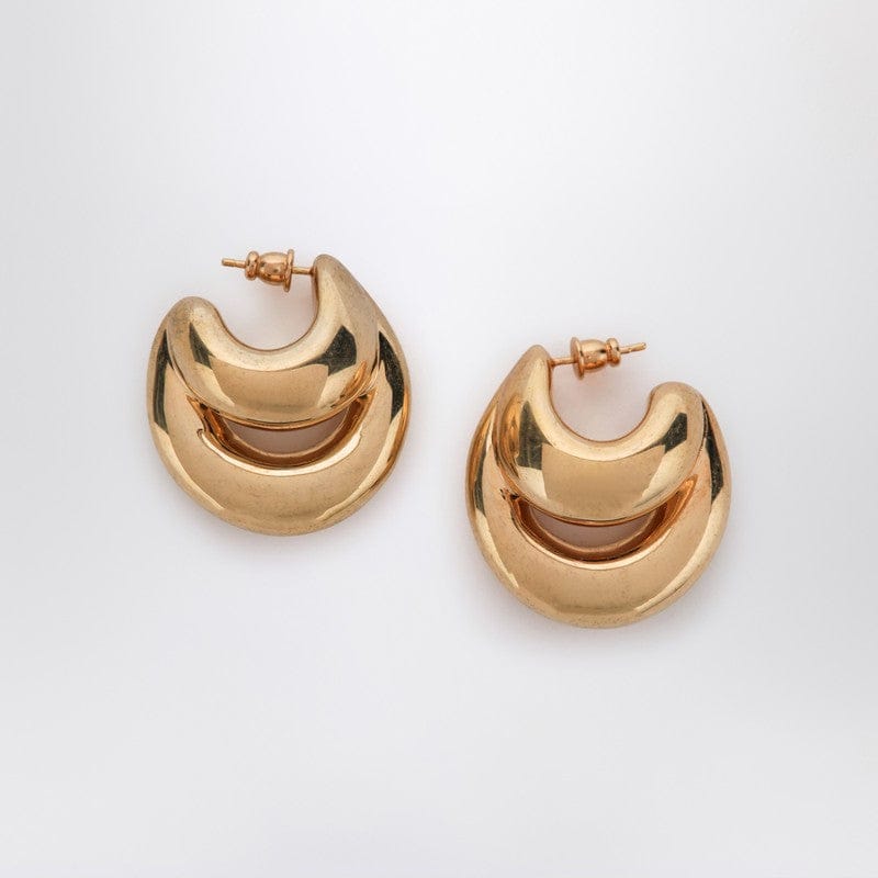 Jewelry Panconesi - Blow Up Huggies earrings in gold tone - One size Brand