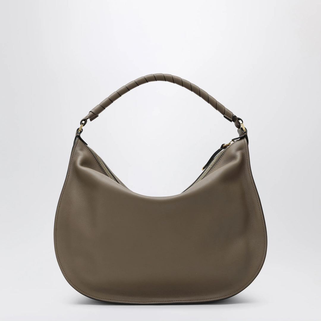 Chloé - Taupe Marcie shoulder bag in leather