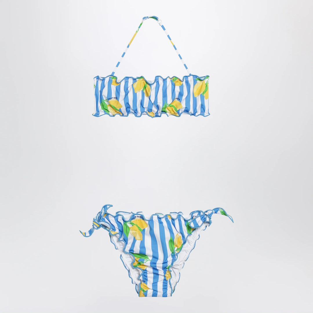 MC2 Saint Barth - Striped Bikini with Lemon Print