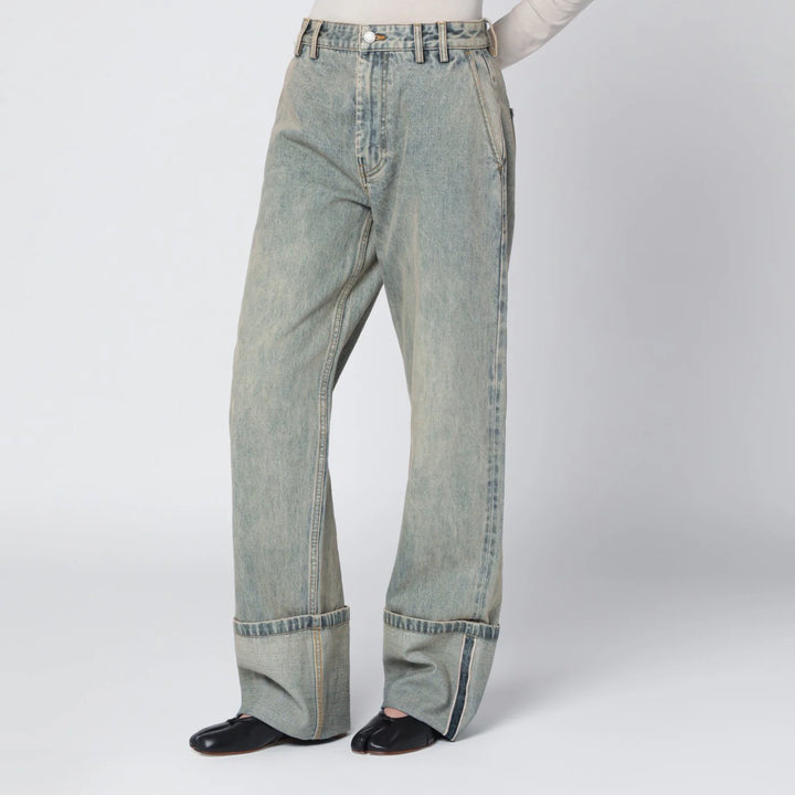Entire Studios - Wide-leg jeans with washed effect
