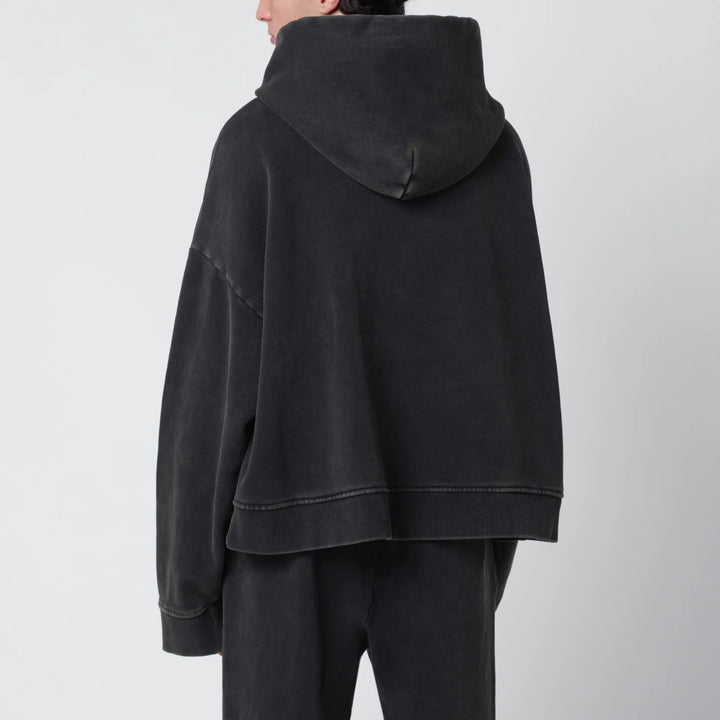 Entire Studios - Washed black cotton sweatshirt