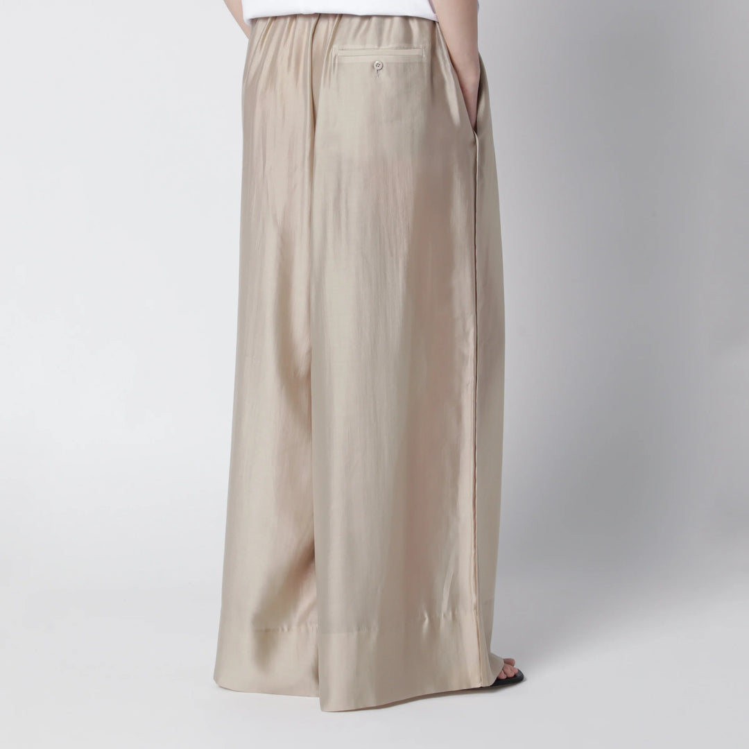 Entire Studios - Vento wide-leg trousers in champagne color
