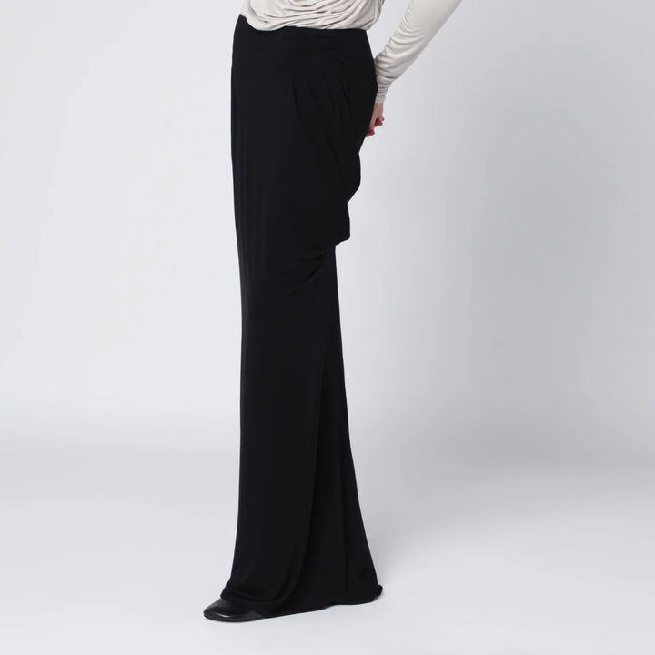 Entire Studios - Long black draped skirt