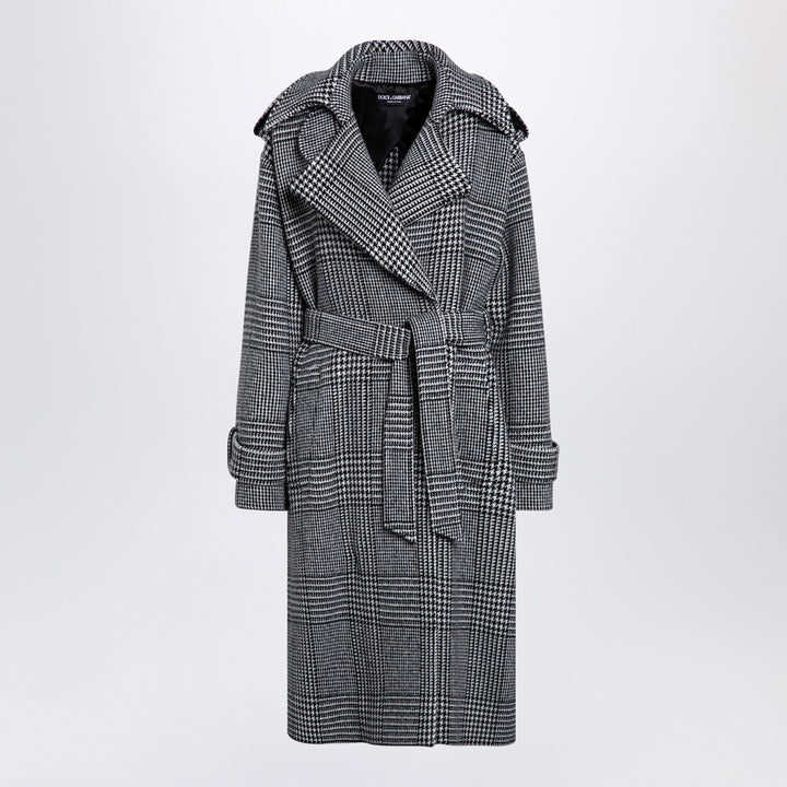Dolce & Gabbana Dolce&Gabbana Houndstooth wool checked coat
