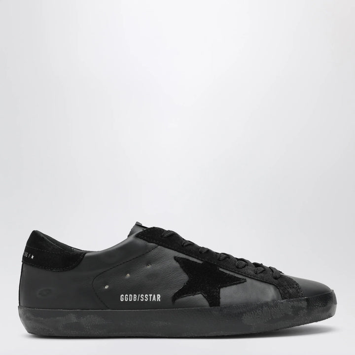 Golden Goose - Black Super-Star sneakers in leather and suede