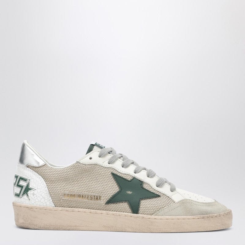 Shoes Golden Goose - Ballstar sneakers in white and green with vintage effect - 39 IT Brand
