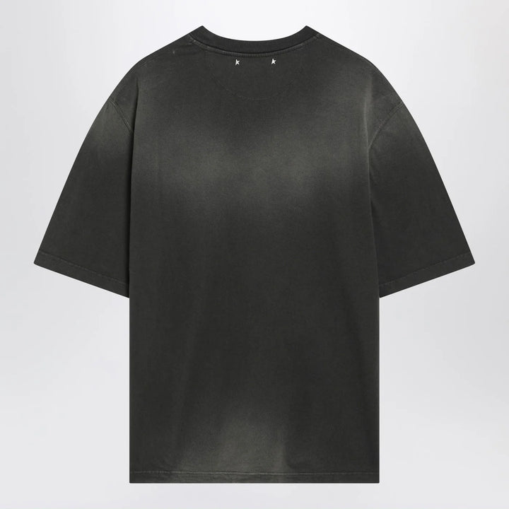 Golden Goose - Black vintage-effect Star T-shirt