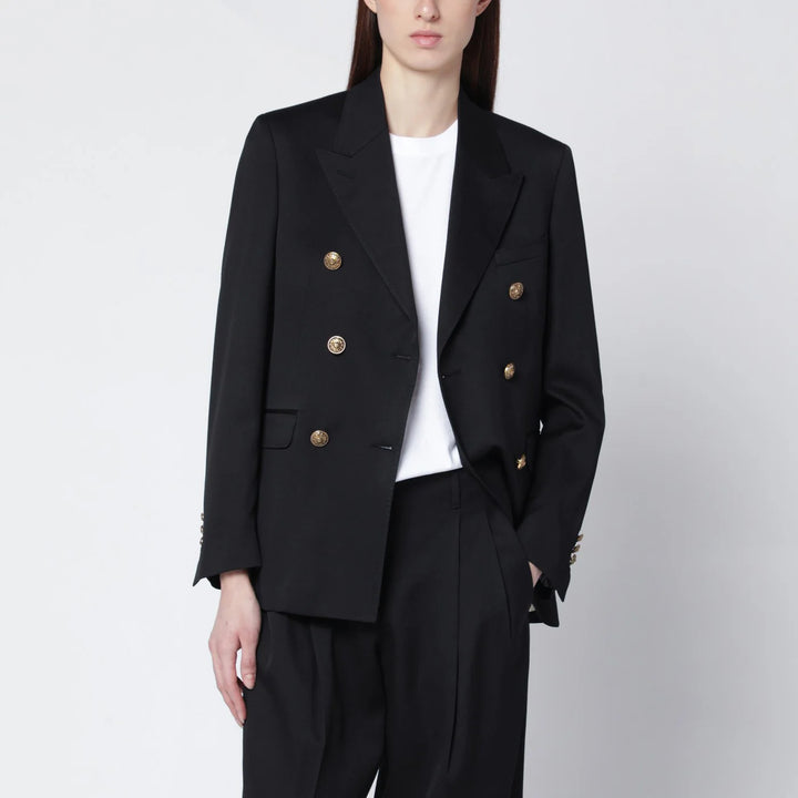Golden Goose - Black double-breasted wool jacket