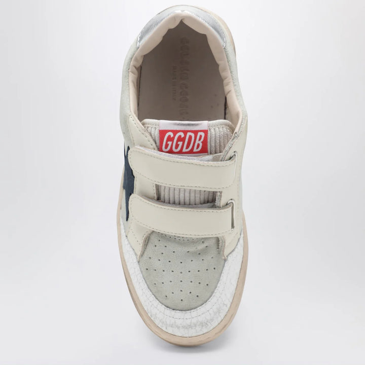 Golden Goose - Ball Star Sneakers in grey/white/beige/navy blue