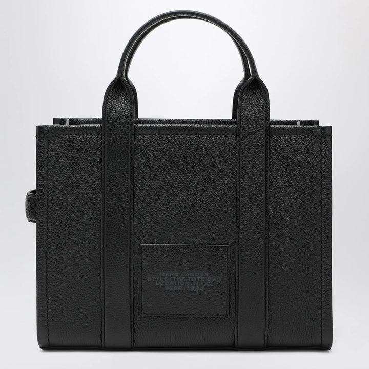 Marc Jacobs - Black leather The Medium Tote Bag