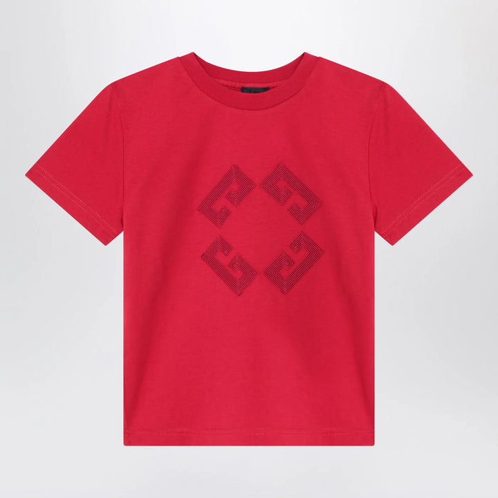 Givenchy - Bordeaux T-shirt with embroidered logo
