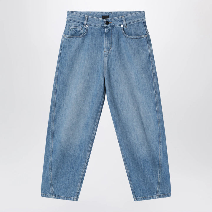 Givenchy - Blue jeans with logo embroidery