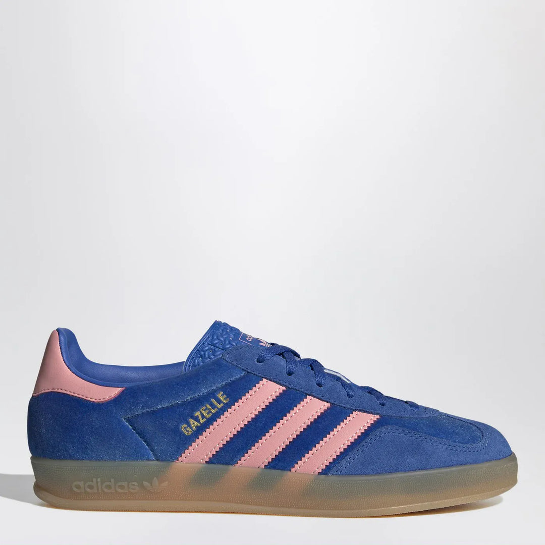adidas Originals - Sneakers Gazelle Indoor Blue/Semi Pink Spark/Gum Brand Apparel & Accessories > Shoes 5 UK