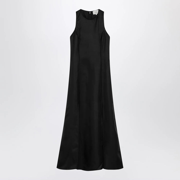 LouLou De Saison - Iraka dress in black silk twill