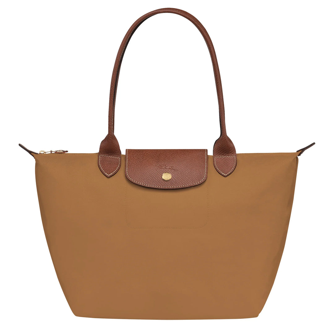 Longchamp - Fawn-coloured Le Pliage Original M bag