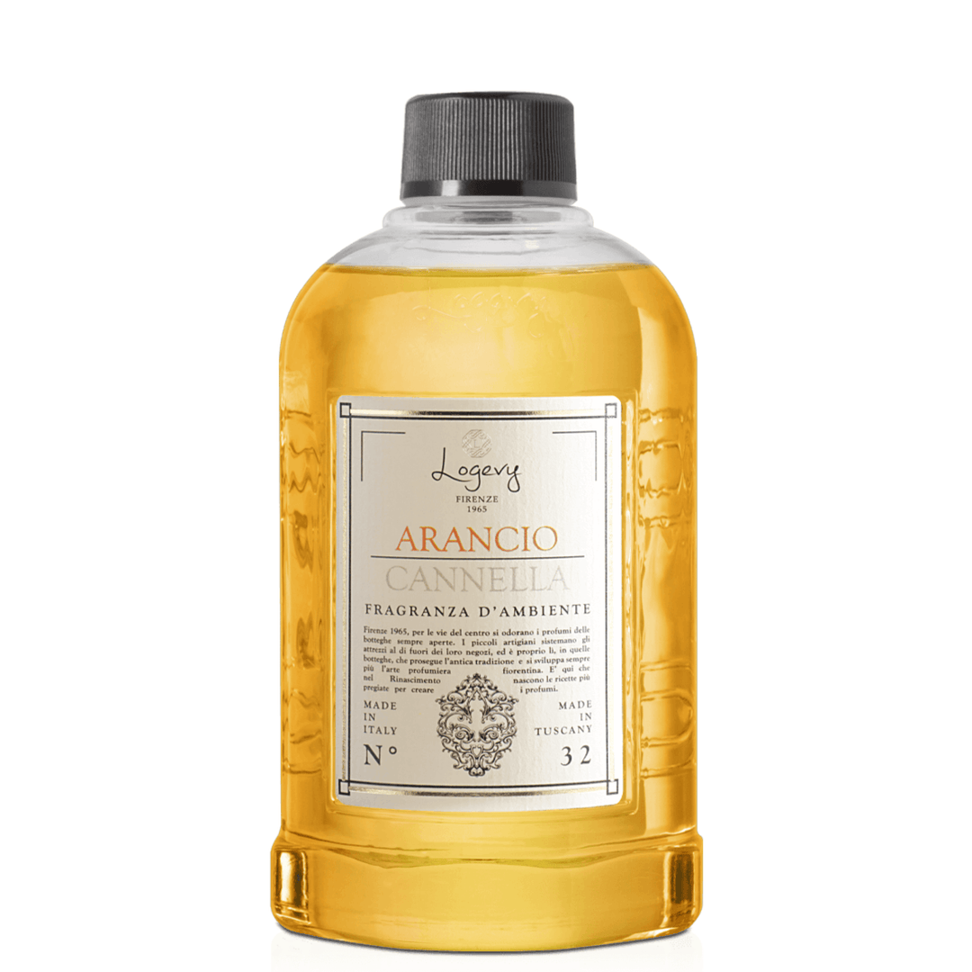 Home Diffuser 500ml Refill Logevy Orange &amp; Cinnamon Home Fragrance Brand
