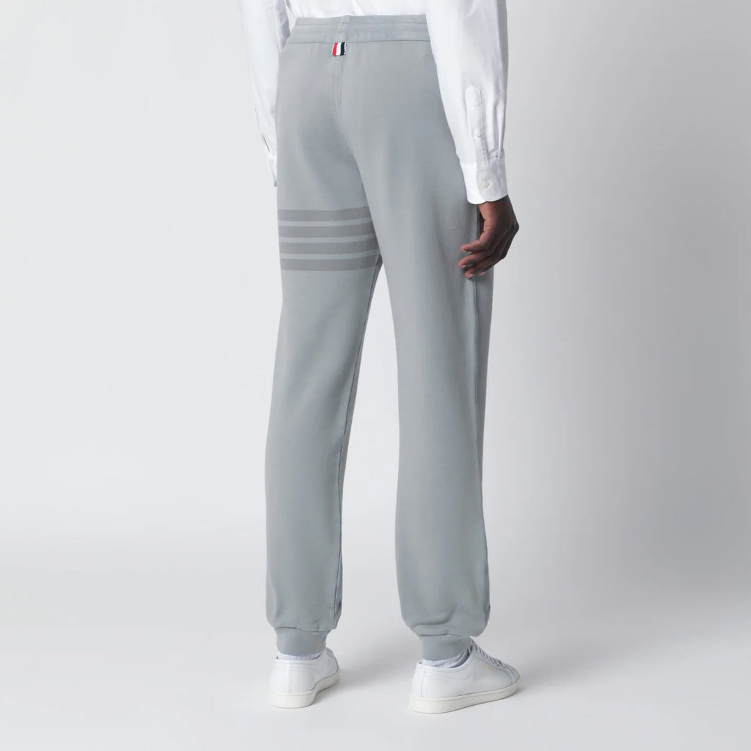 Thom Browne - Grey cotton jogging trousers