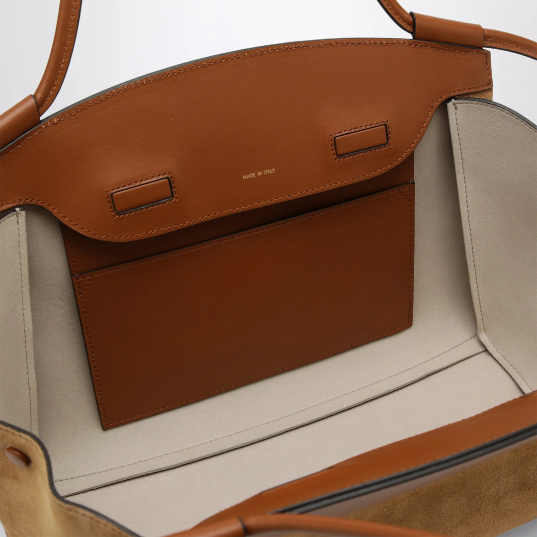 NOESI - Molly cognac-colored bag in suede