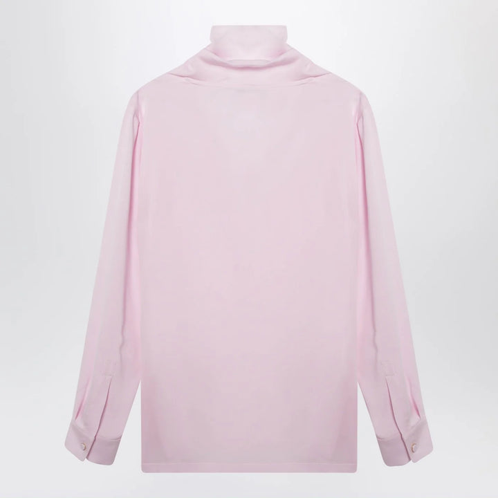 Max Mara - Pink blouse in silk charmeuse