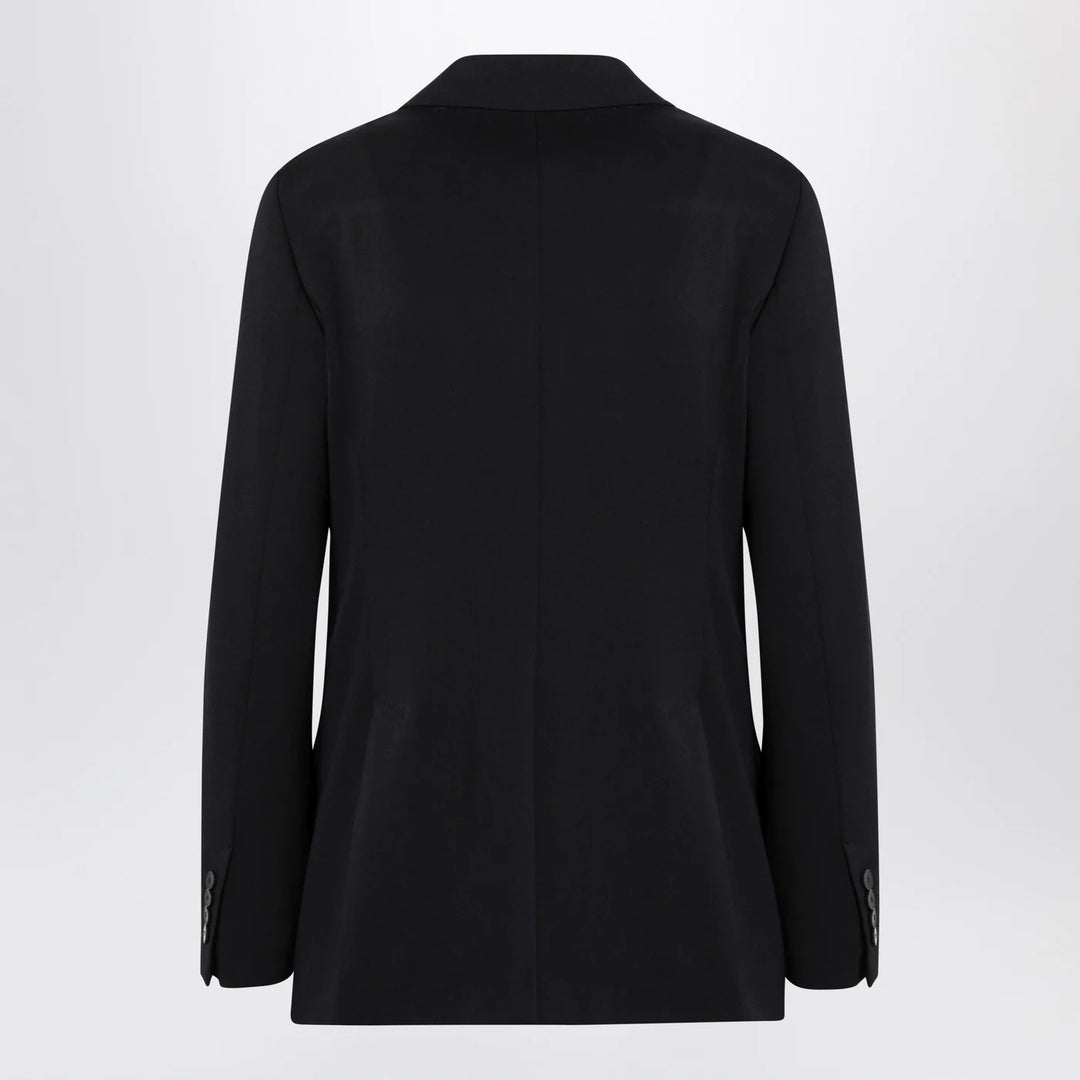 Max Mara - Blue double-breasted wool jacket