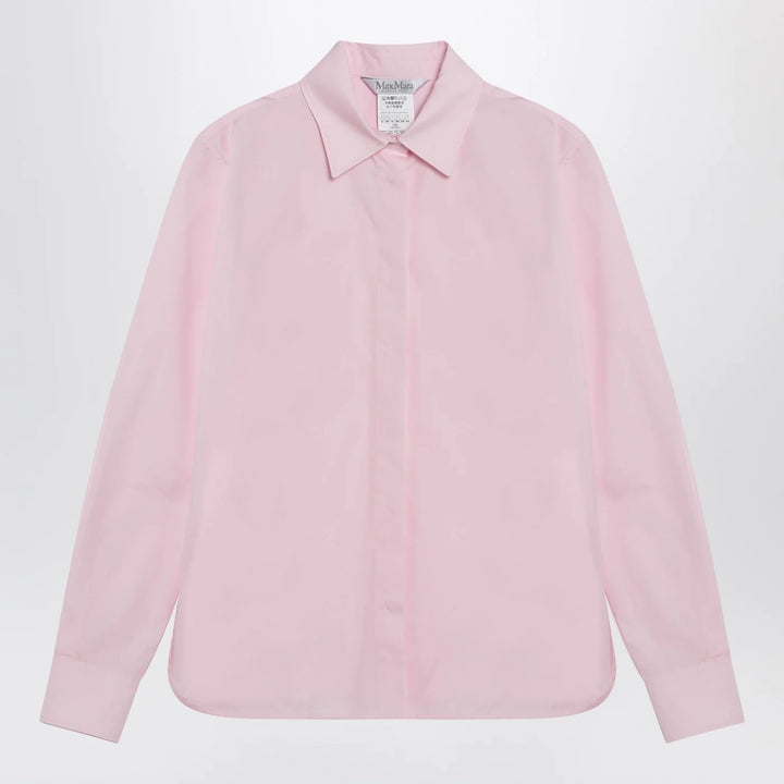 Max Mara - Pink cotton poplin shirt