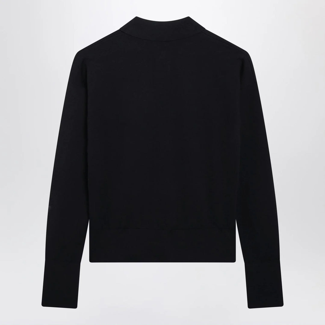 Max Mara - Navy wool-blend cardigan