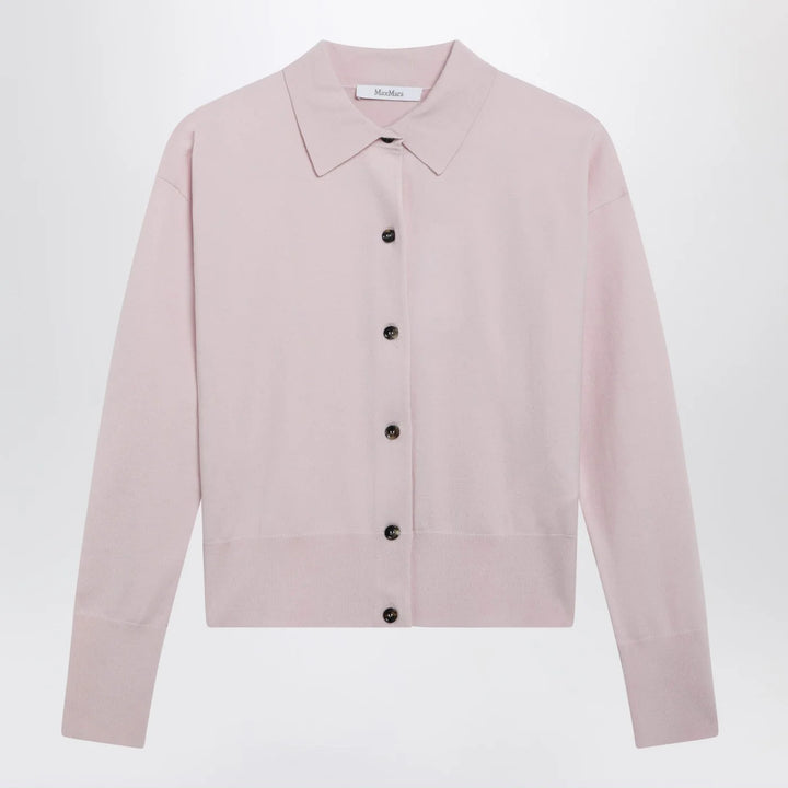 Max Mara - Pink wool-blend cardigan