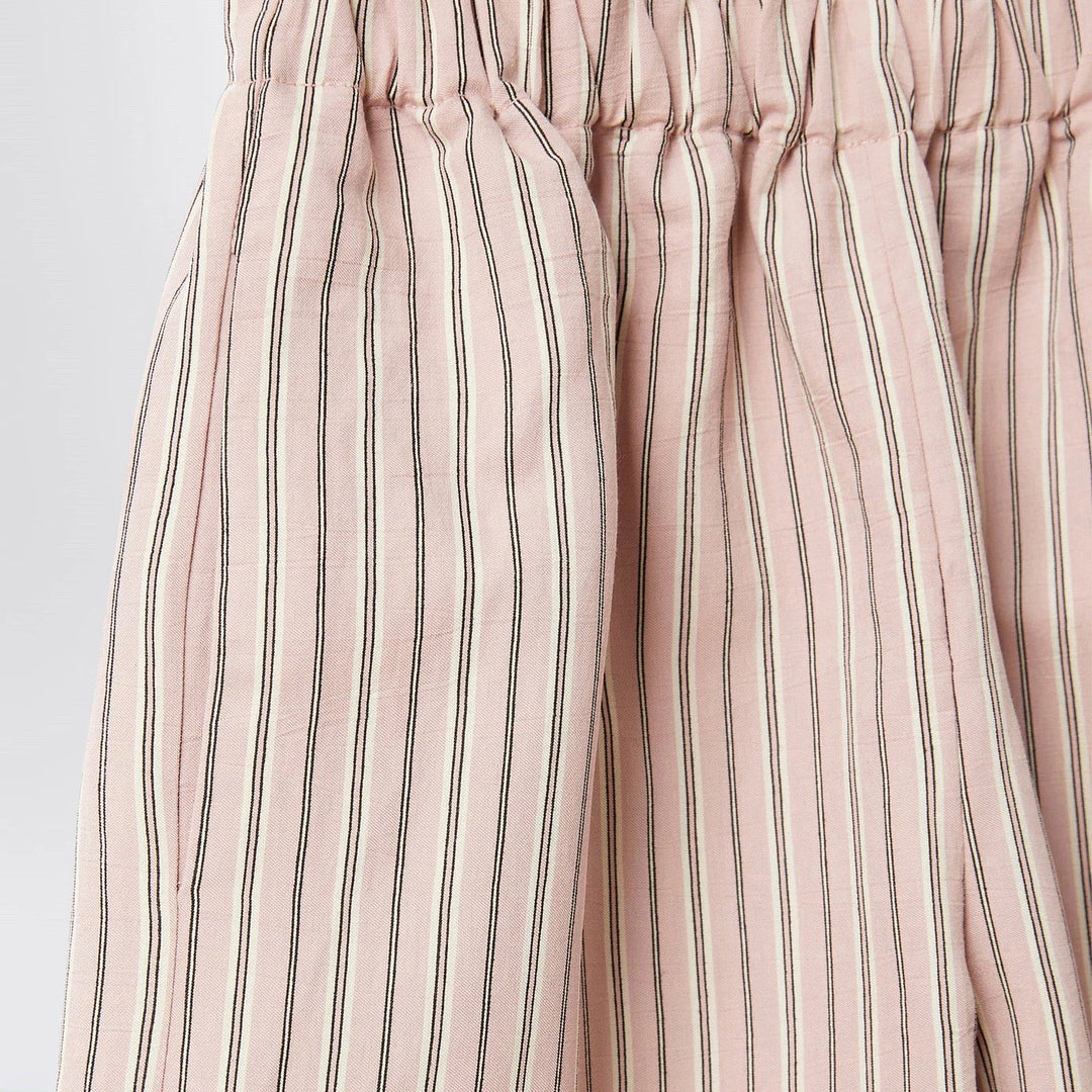 Il Gufo - Blush pink striped outfit