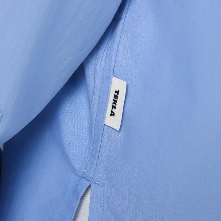 Tekla - Cornflower blue pyjama shirt