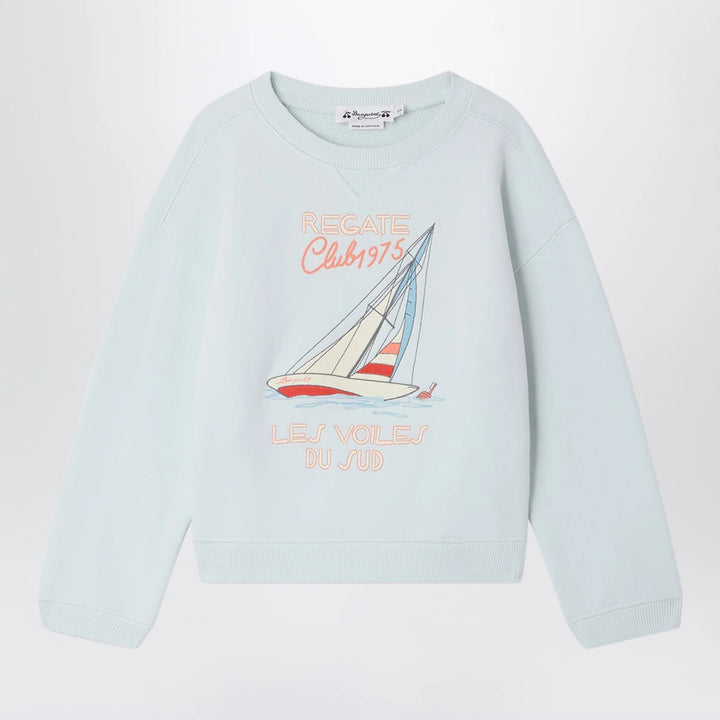 Bonpoint - Erol light blue sweatshirt