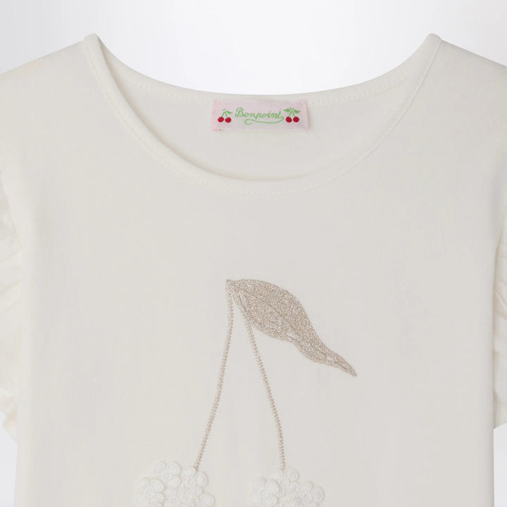 Bonpoint - Emila white cotton T-shirt