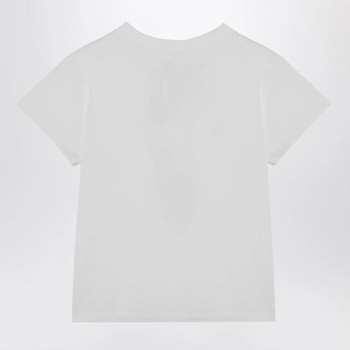 MM6 Maison Margiela - White T-shirt with Numeric Signature patch