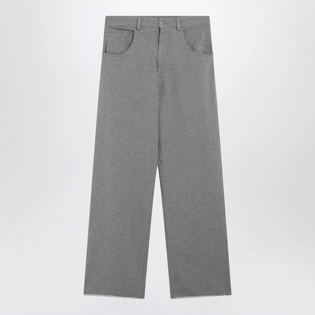 MM6 Maison Margiela - Grey mélange cotton trousers