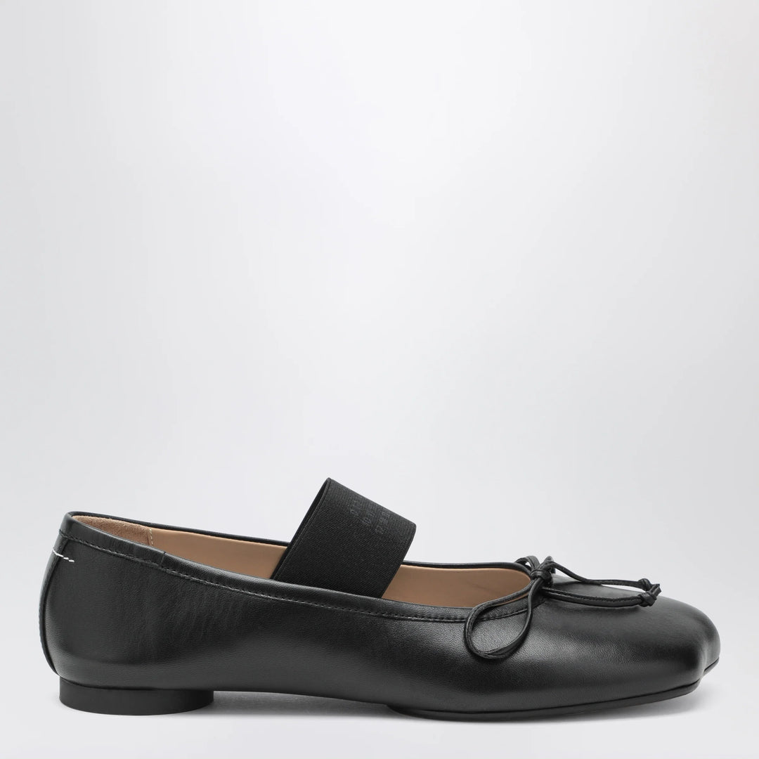 MM6 Maison Margiela - Anatomic Numeric black ballet flats