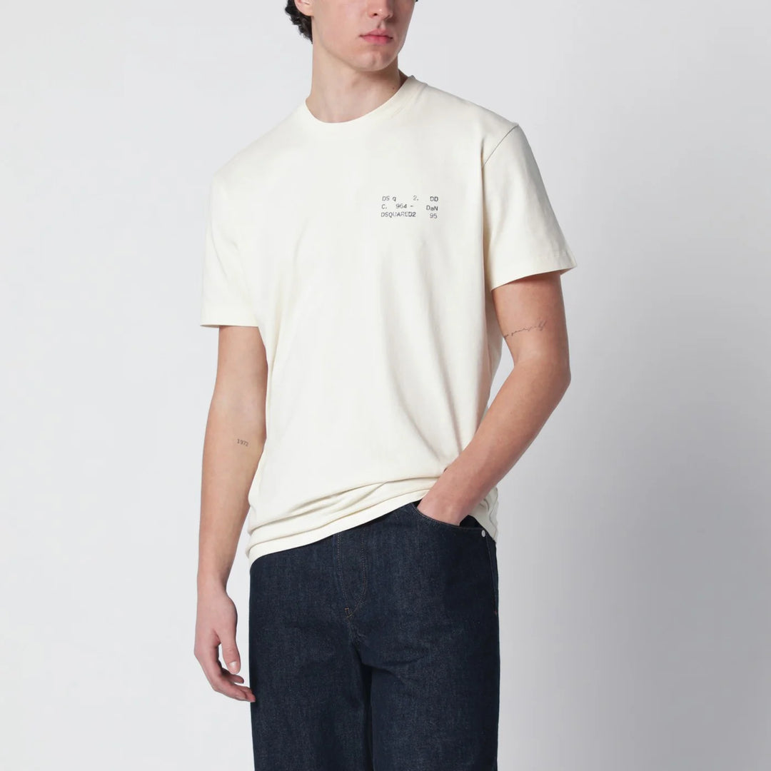 Dsquared2 - Ivory T-shirt with logo print