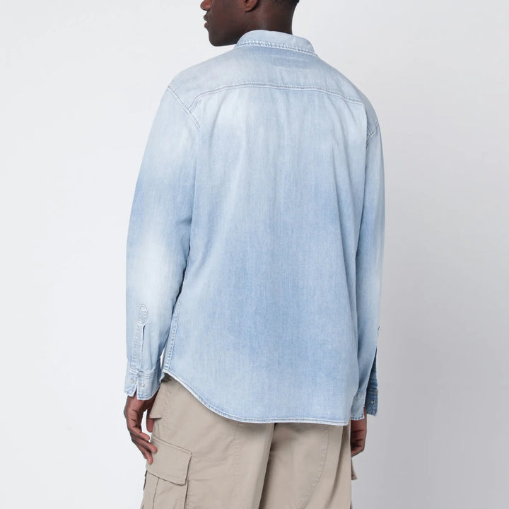Dsquared2 - Light blue washed denim shirt